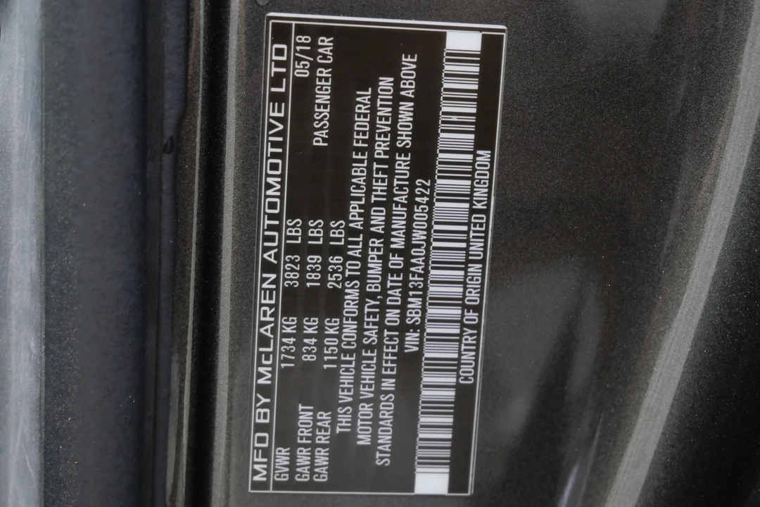 2018 McLaren 570S Spider - Image 18 of 21