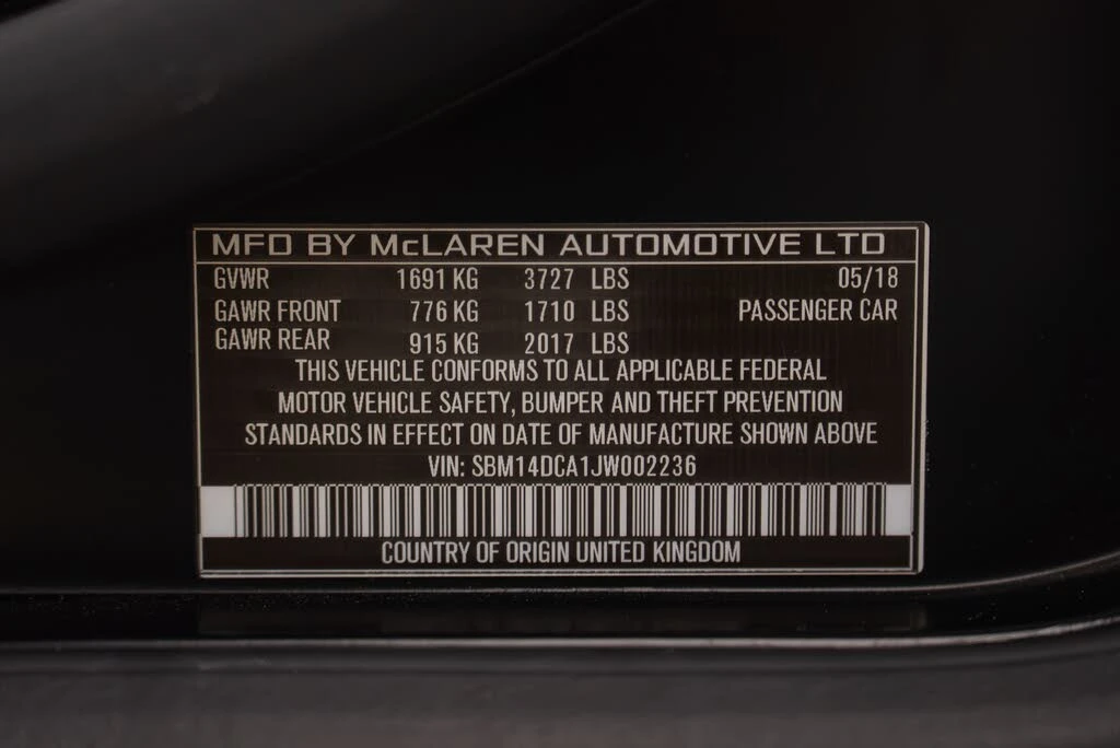 2018 McLaren 720S - Image 21 of 21