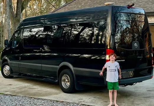 2018 Mercedes-Benz Sprinter 3500 Extended Wheelbase Black Trim