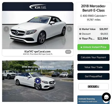 2018 Mercedes-Benz 400 E