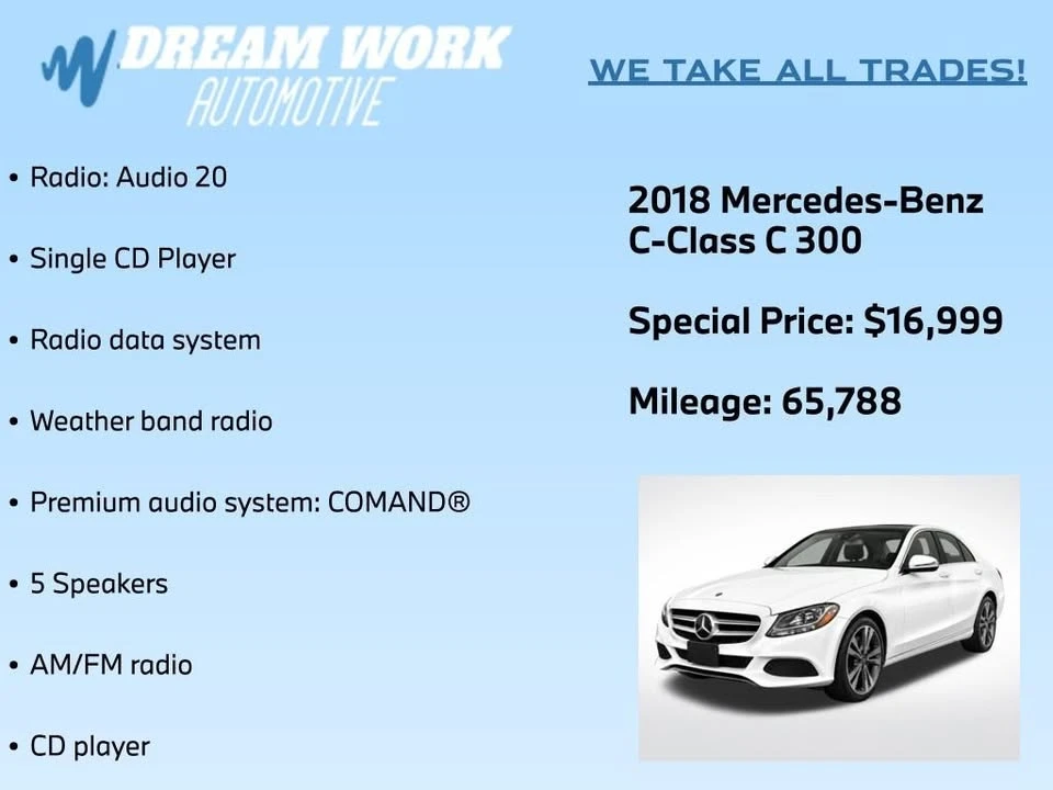 2018 Mercedes-Benz W205 C-Class - Image 7 of 18