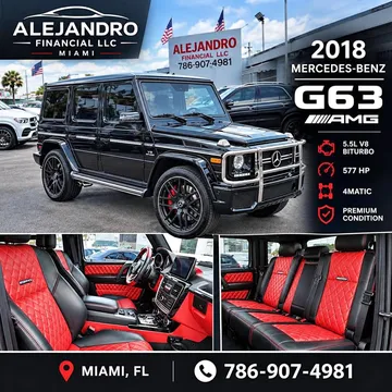 2018 Mercedes-Benz G-Class G 63 AMG Sport Utility 4D