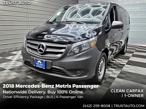 2018 Mercedes-Benz Metris 6-Passenger 126'' WB Standard Roof Minivan/Van w/Driver Efficiency Pkg