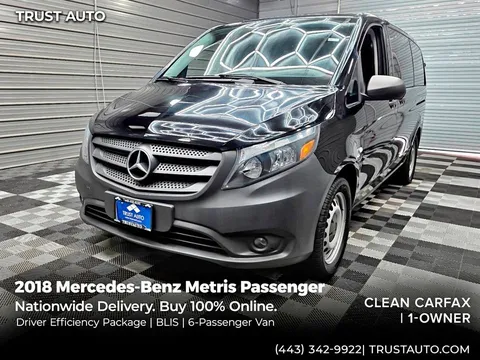 2018 Mercedes-Benz Metris 6-Passenger 126'' WB Standard Roof Minivan/Van w/Driver Efficiency Pkg