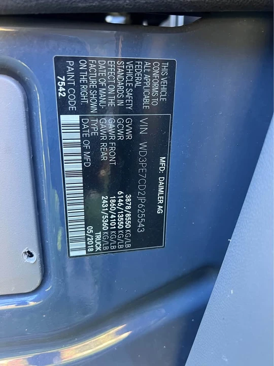 2018 Mercedes-Benz NCV3 Sprinter - Image 7 of 18