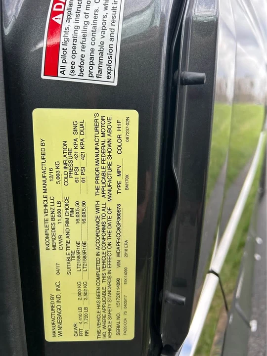 2018 Mercedes-Benz NCV3 Sprinter - Image 15 of 20
