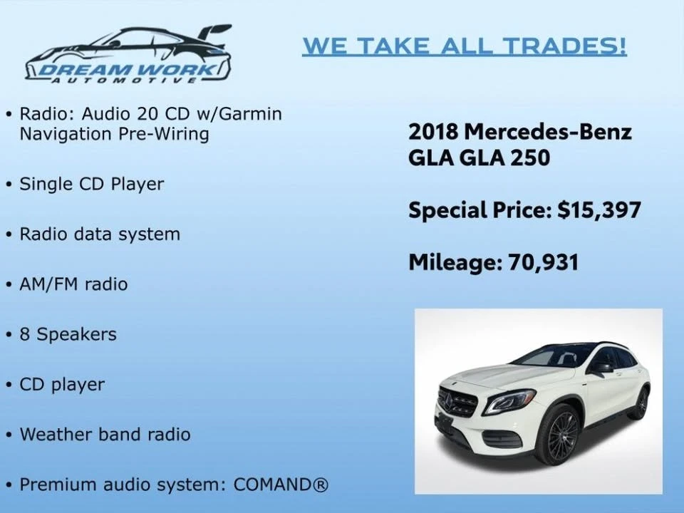 2018 Mercedes-Benz X156 GLA - Image 2 of 18