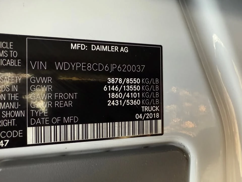 2018 Mercedes-Benz NCV3 Sprinter - Image 19 of 20