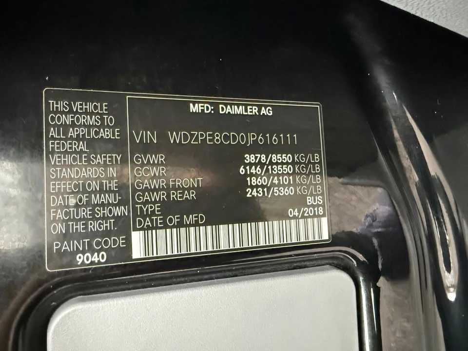 2018 Mercedes-Benz NCV3 Sprinter - Image 18 of 20