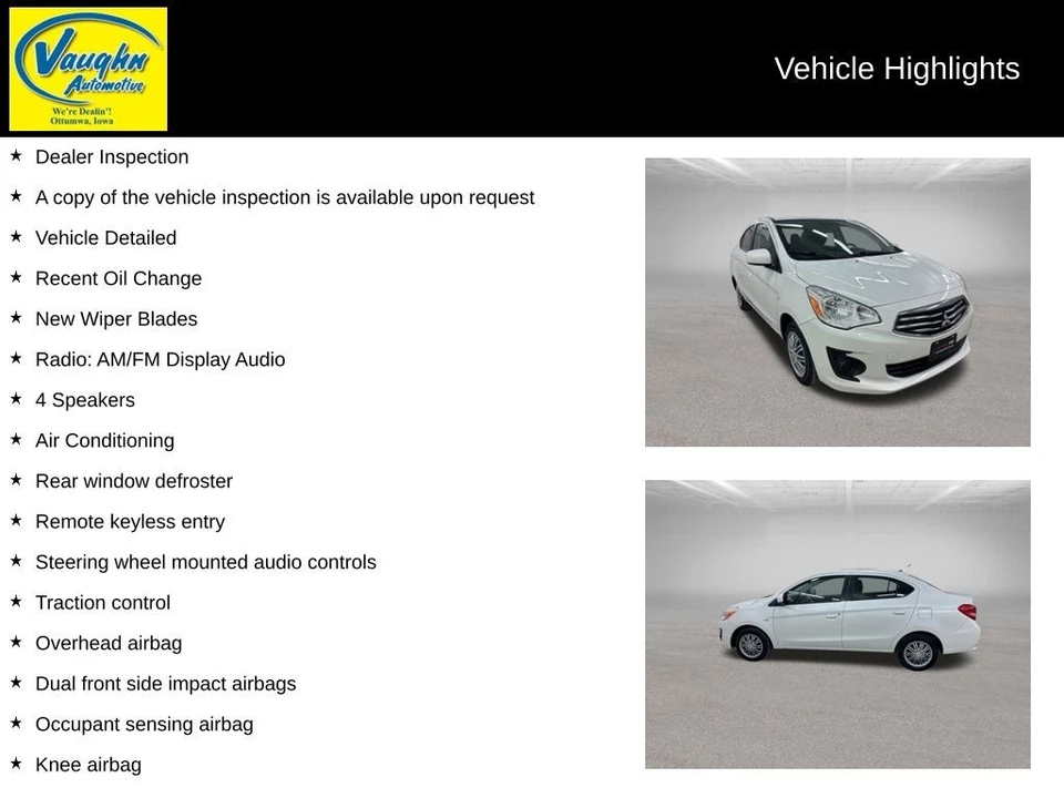 2018 Mitsubishi Mirage 6th Gen - Image 2 of 12