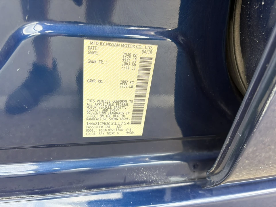 2018 Nissan Leaf - Image 16 of 21