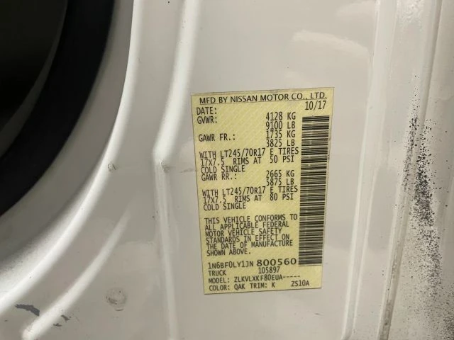 2018 Nissan NV2500 - Image 23 of 23