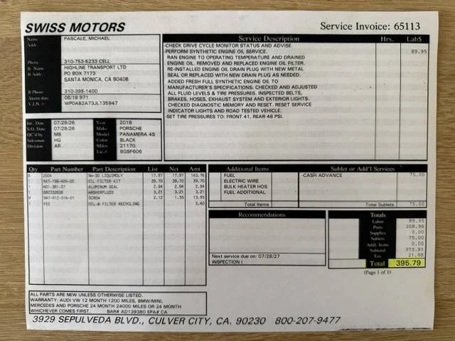 2018 Porsche 971 Panamera 4S - Image 19 of 22