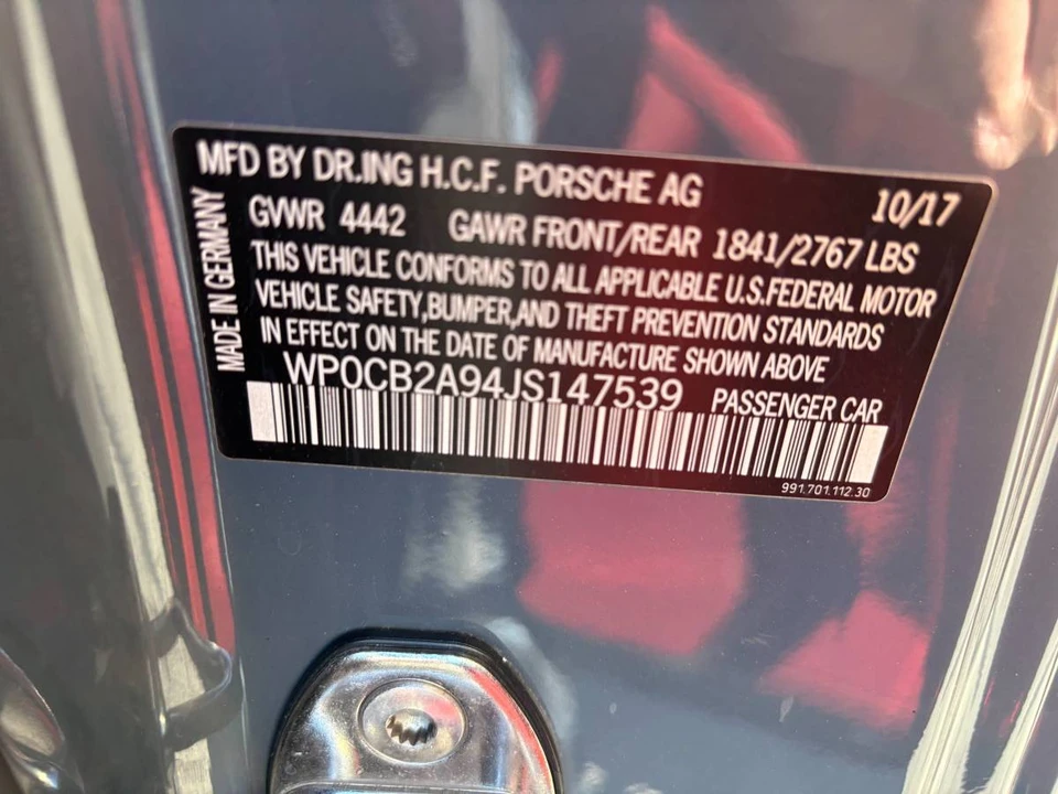 2018 Porsche 991 Carrera 4S - Image 13 of 24