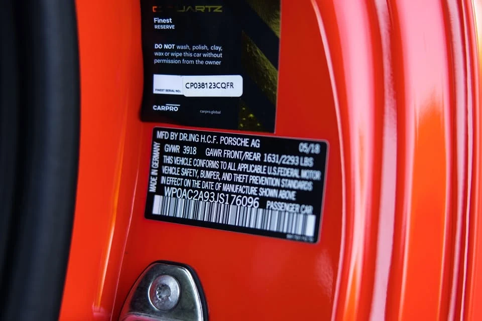 2018 Porsche 991 GT3 - Image 19 of 20