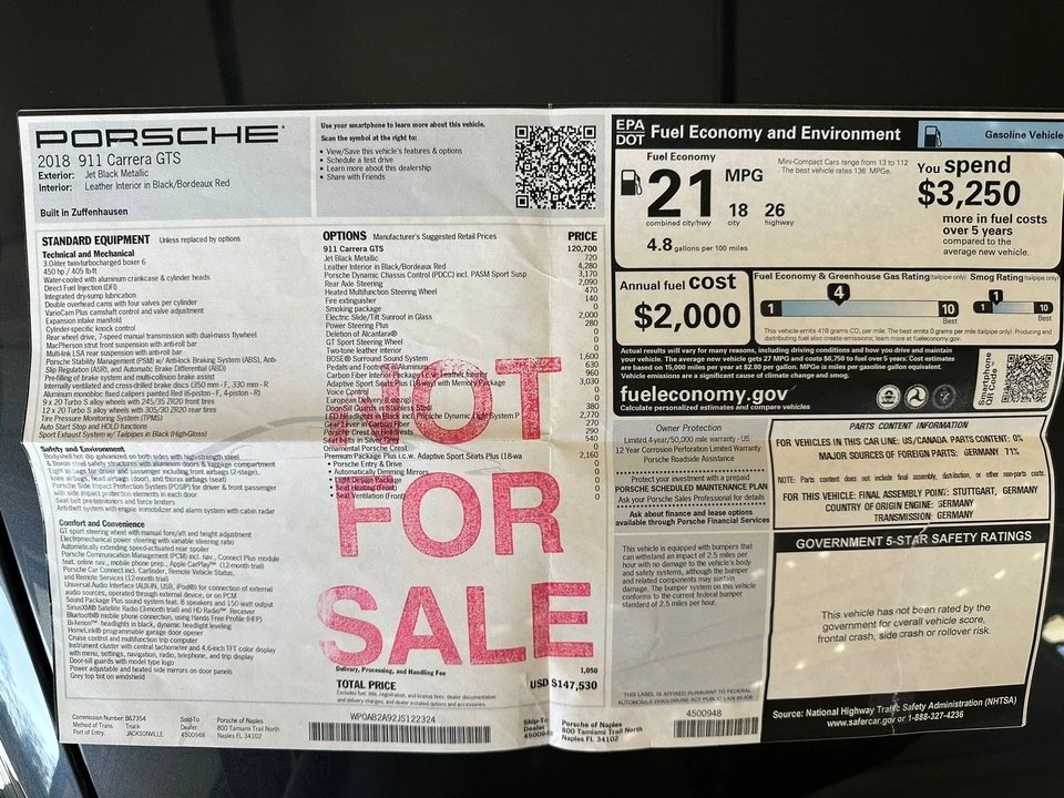 2018 Porsche 991 Carrera GTS - Image 6 of 31