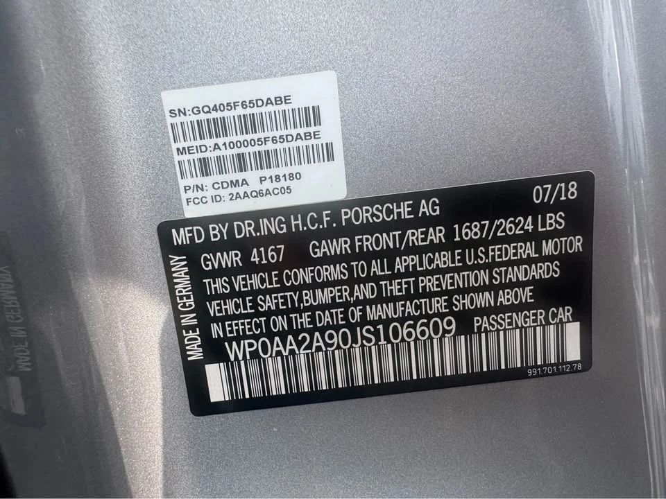 2018 Porsche 991 Carrera T - Image 15 of 15