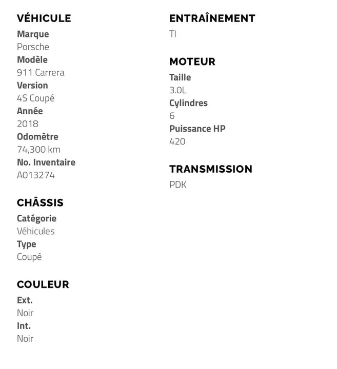 2018 Porsche 991 Carrera - Image 5 of 5