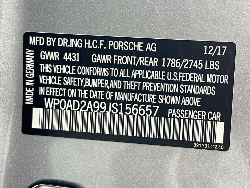 2018 Porsche 991 Turbo - Image 18 of 18