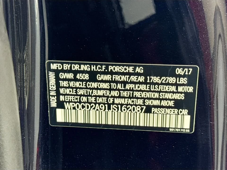 2018 Porsche 991 Turbo S - Image 10 of 11
