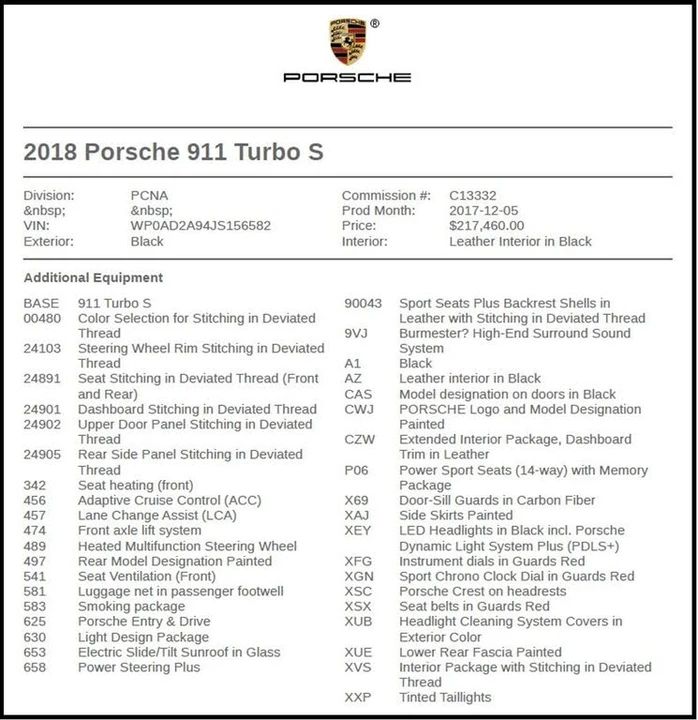 2018 Porsche 991 Turbo S - Image 7 of 27