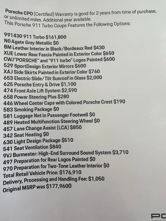 2018 Porsche 991 Turbo - Image 2 of 7