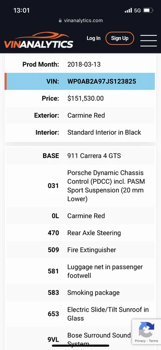 2018 Porsche 991 Carrera GTS - Image 15 of 16