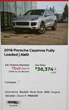 2018 Porsche Cayenne