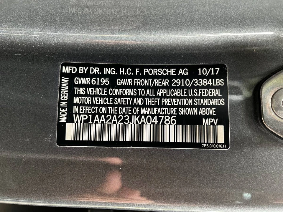 2018 Porsche 958 Cayenne - Image 13 of 24