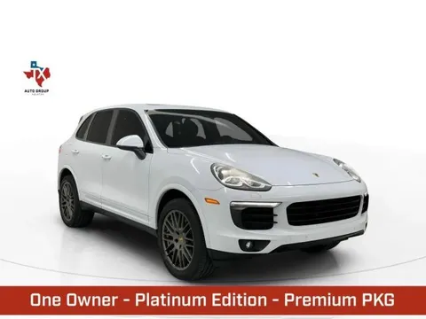 2018 Porsche Cayenne Platinum Edition