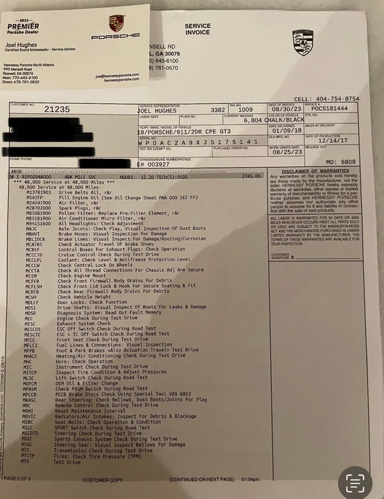 2018 Porsche 991 GT3 - Image 21 of 22