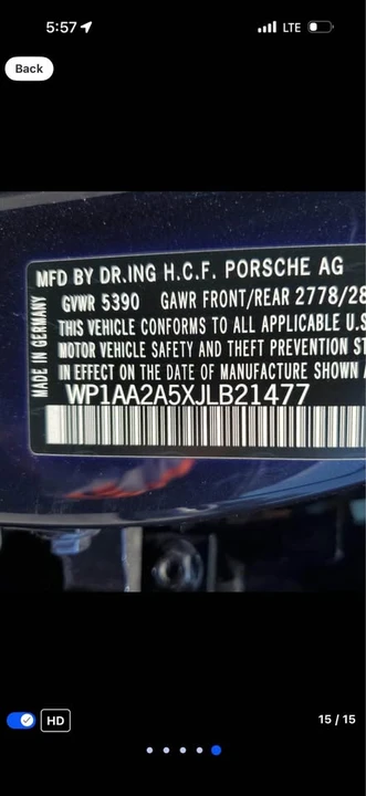 2018 Porsche Macan - Image 16 of 16