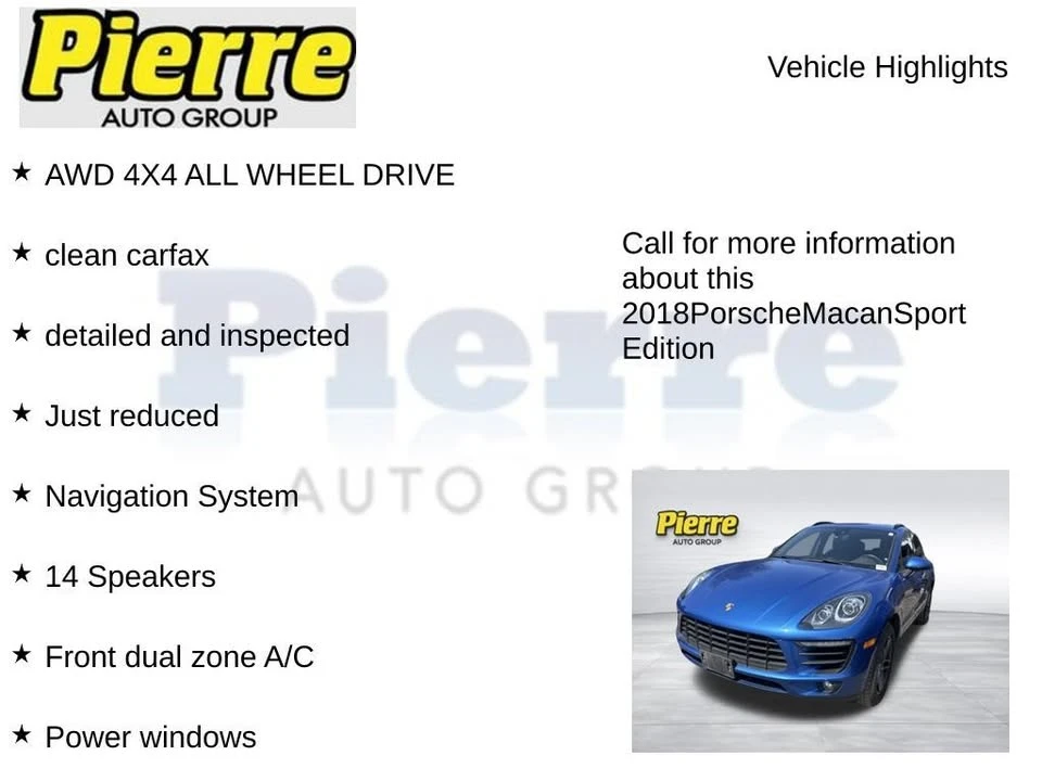 2018 Porsche Macan - Image 2 of 4