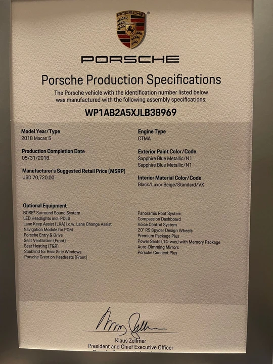 2018 Porsche Macan S - Image 20 of 20