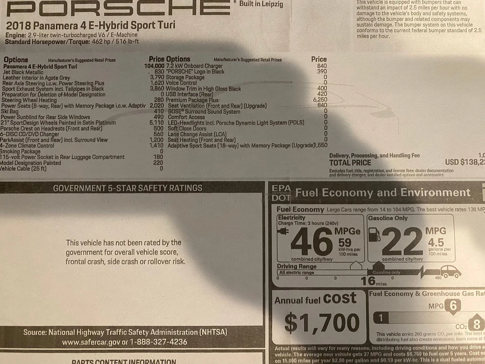2018 Porsche 971 Panamera - Image 26 of 28