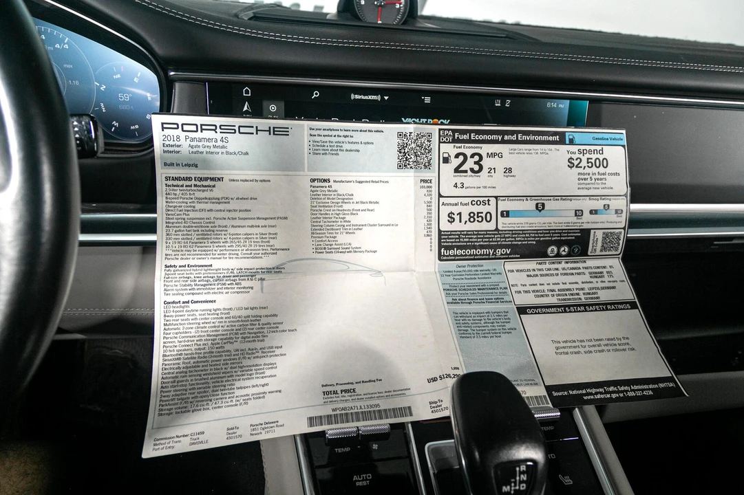 2018 Porsche 971 Panamera 4S - Image 10 of 21