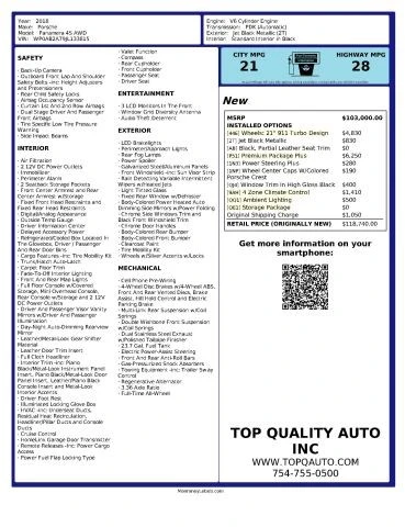 2018 Porsche 971 Panamera 4S - Image 2 of 21
