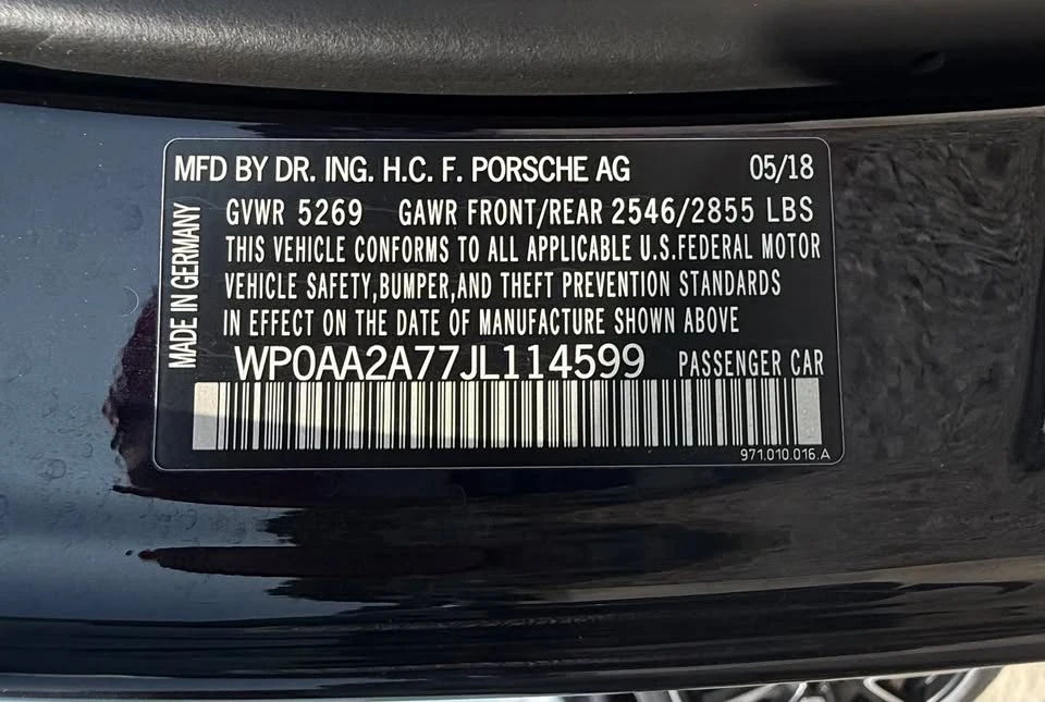 2018 Porsche 971 Panamera - Image 12 of 12