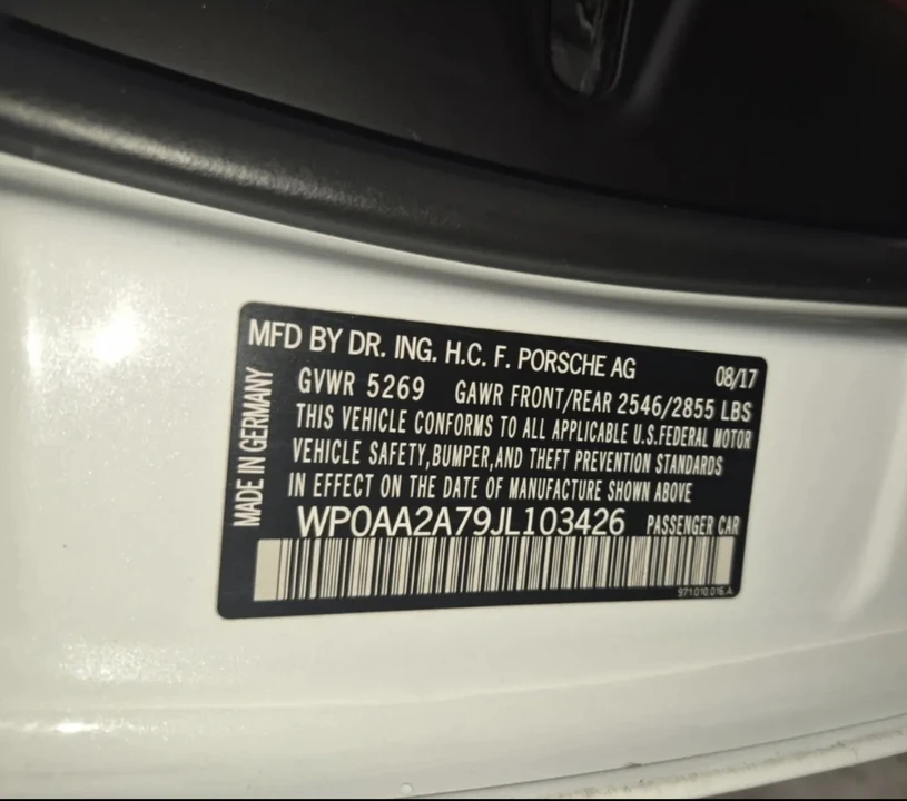 2018 Porsche 971 Panamera - Image 6 of 7