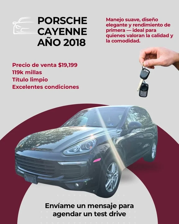 2018 Porsche 958 Cayenne - Image 2 of 9