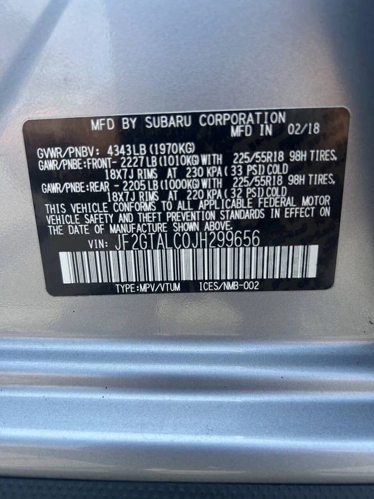 2018 Subaru Crosstrek 2nd Gen - Image 17 of 21