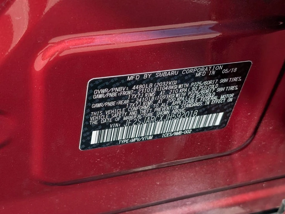 2018 Subaru Forester 4th Gen - Image 21 of 21