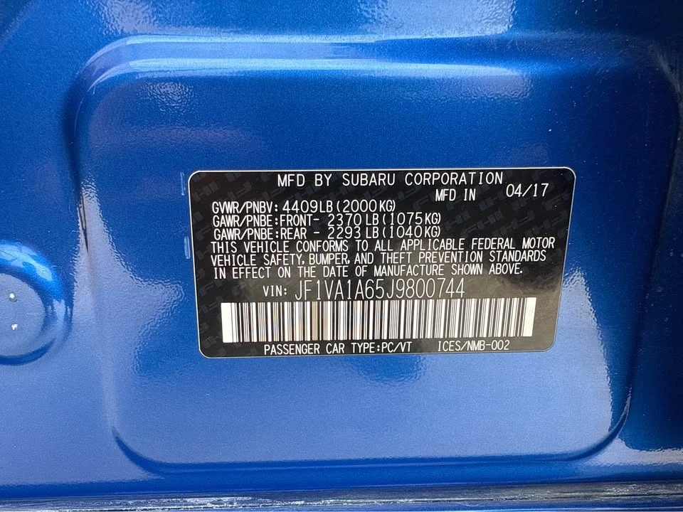 2018 Subaru Impreza WRX 4th Gen - Image 19 of 19