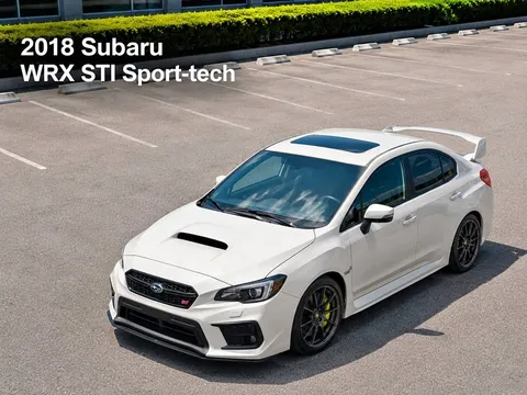 2018 Subaru WRX STI Sport-tech