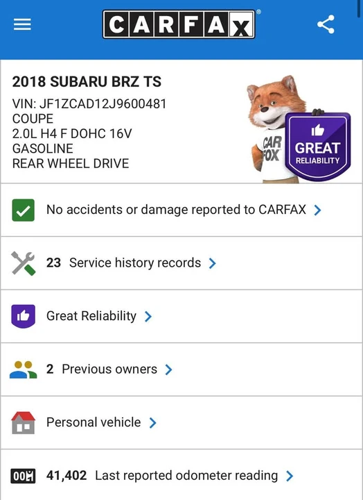 2018 Subaru BRZ 1st Gen - Image 16 of 16