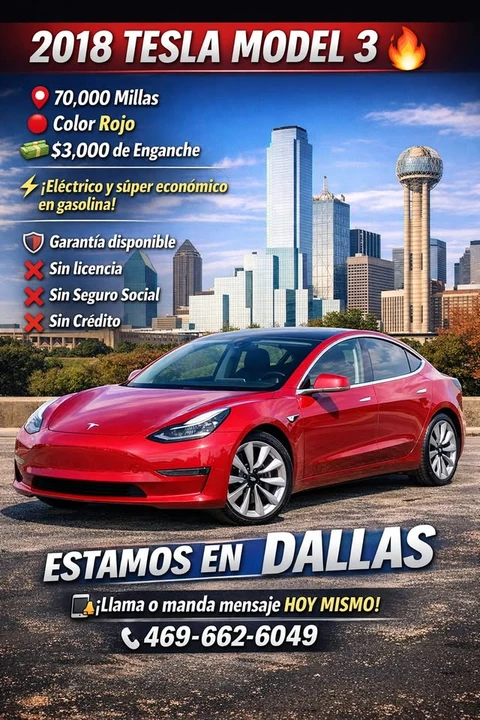 2018 Tesla Model 3 - Image 5 of 9