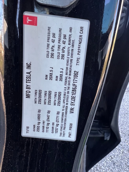 2018 Tesla Model 3 - Image 17 of 22