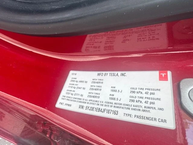 2018 Tesla Model 3 - Image 5 of 8