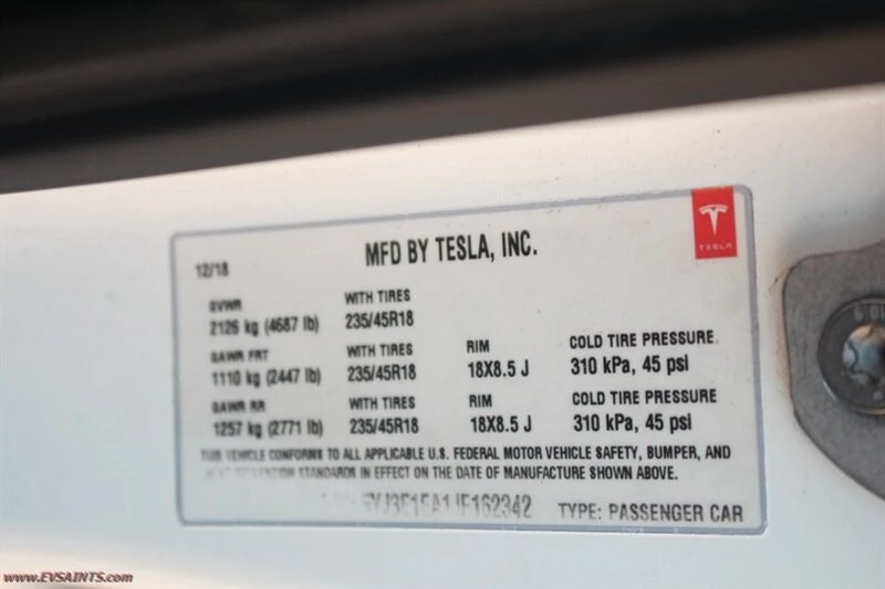 2018 Tesla Model 3 - Image 19 of 19