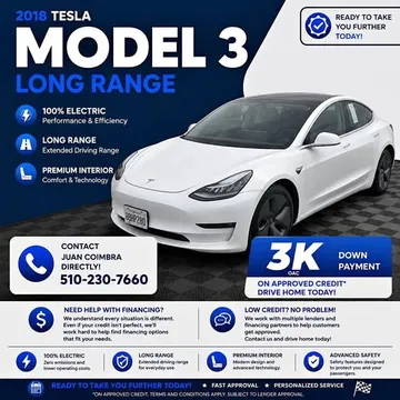 2018 Tesla Model 3 Long Range